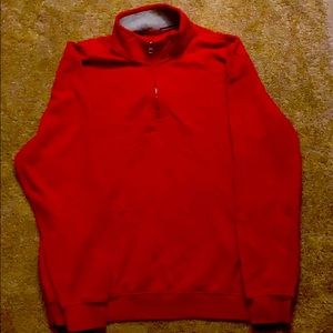Red IZOD Brand Pullover.